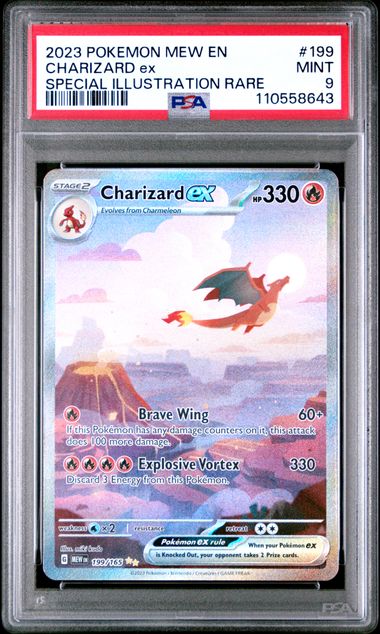Pokemon - 151 - Charizard ex SIR #199 - 2023 - PSA 9