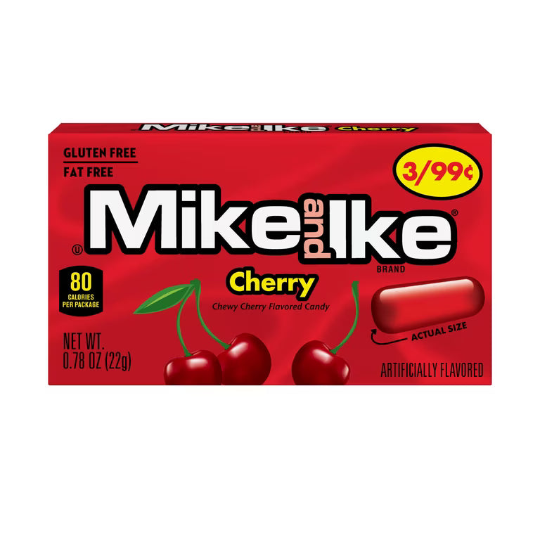 Mike and Ike - Cherry Chewy Candy (.78oz)