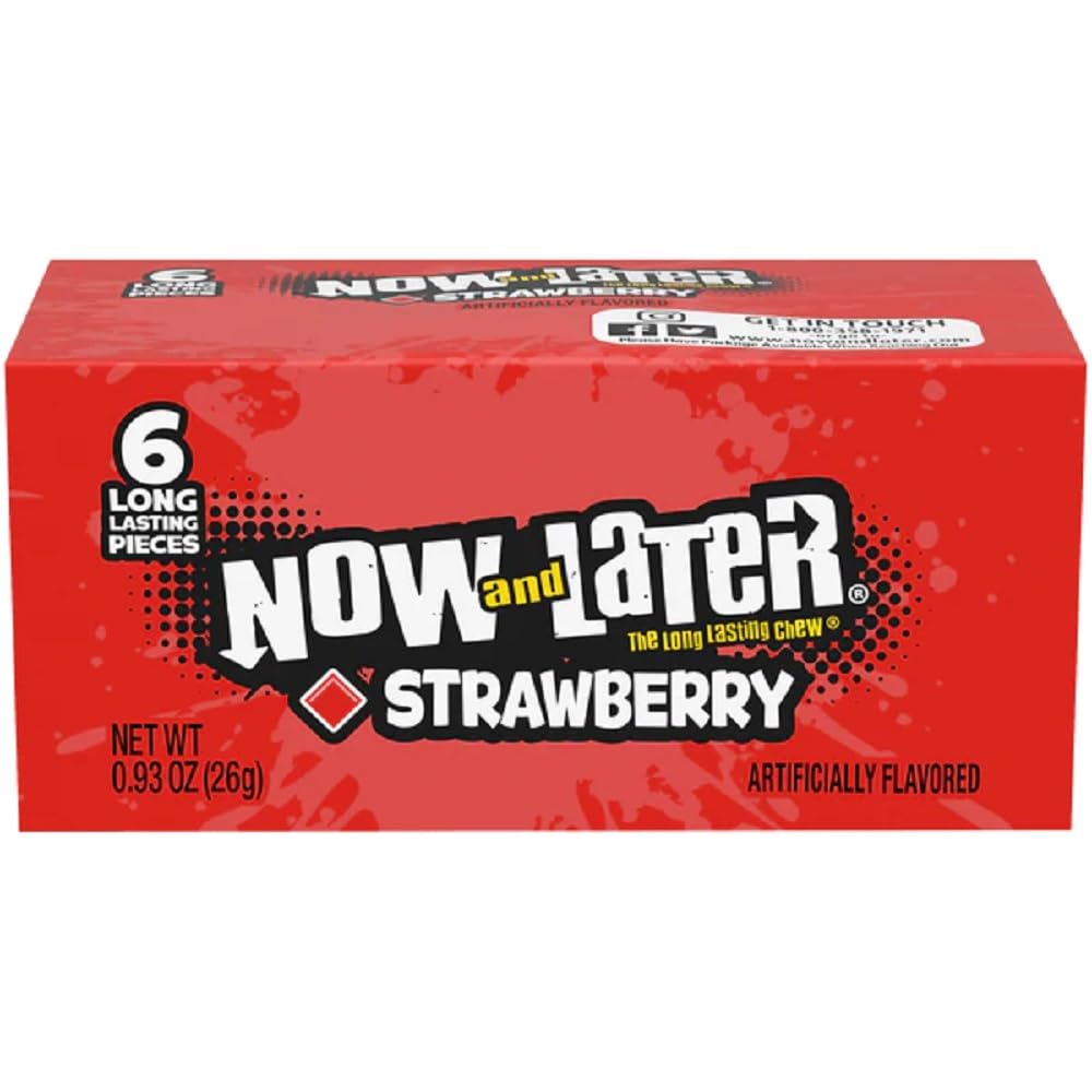 Now and Later - Strawberry Hard Candy (.93oz)