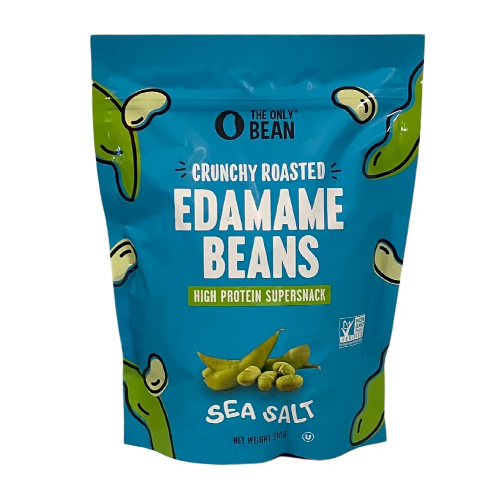 The Only Bean - Sea Salt Crunchy Roasted Edamame (.8oz)