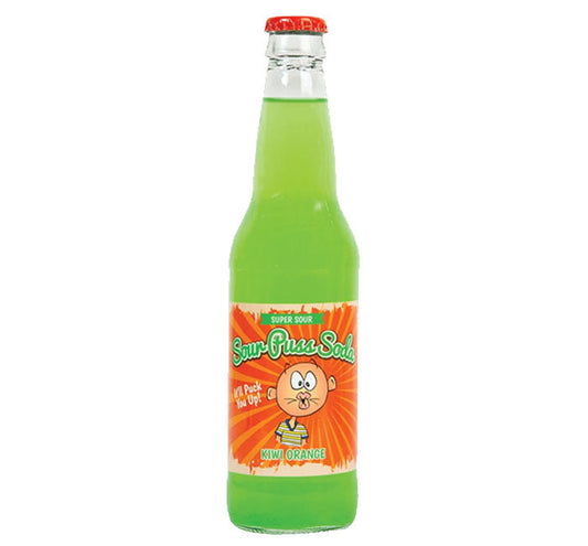 Averys - Sour Puss Soda (Kiwi Orange) (12oz)