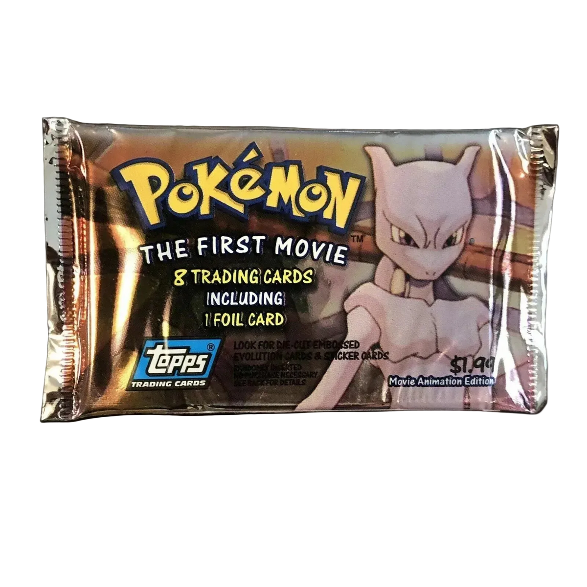Topps - Pokemon Trading Cards - The First Movie - 1999 - Booster Pack