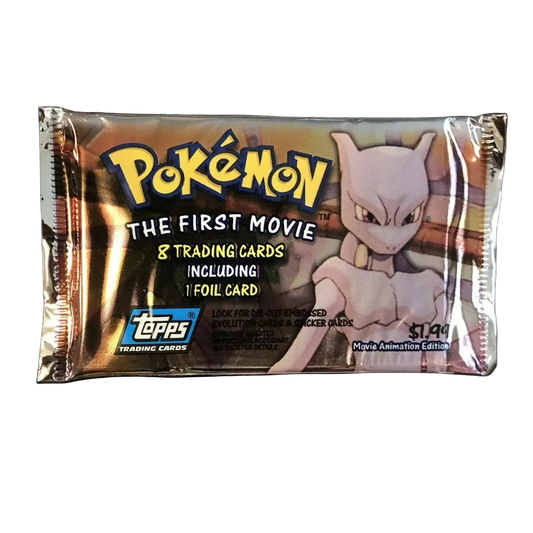 Topps - Pokemon Trading Cards - The First Movie - 1999 - Booster Pack