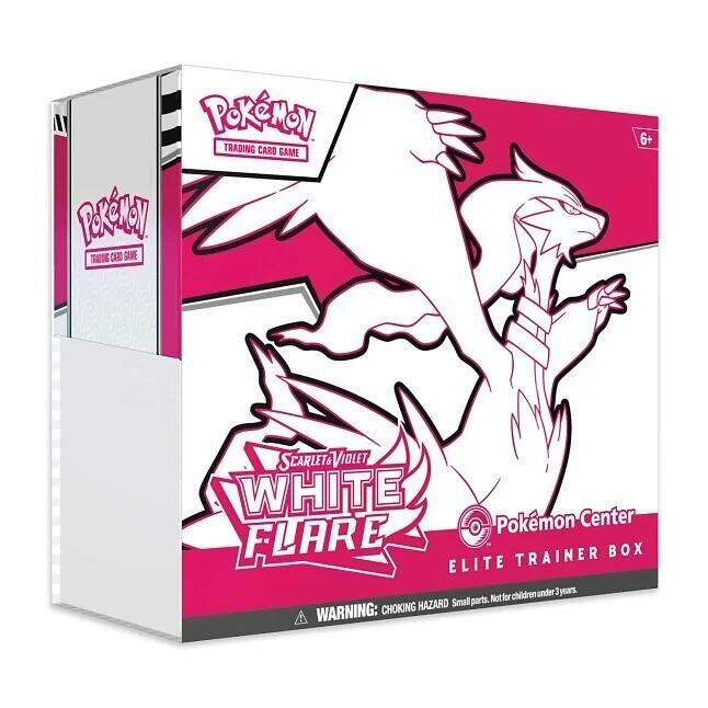 Pokemon - Scarlet and Violet - White Flare - Pokemon Center - Elite Trainer Box