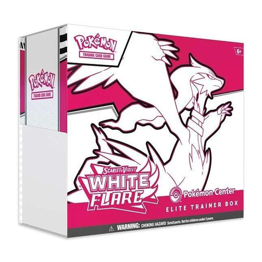 Pokemon - Scarlet and Violet - White Flare - Pokemon Center - Elite Trainer Box