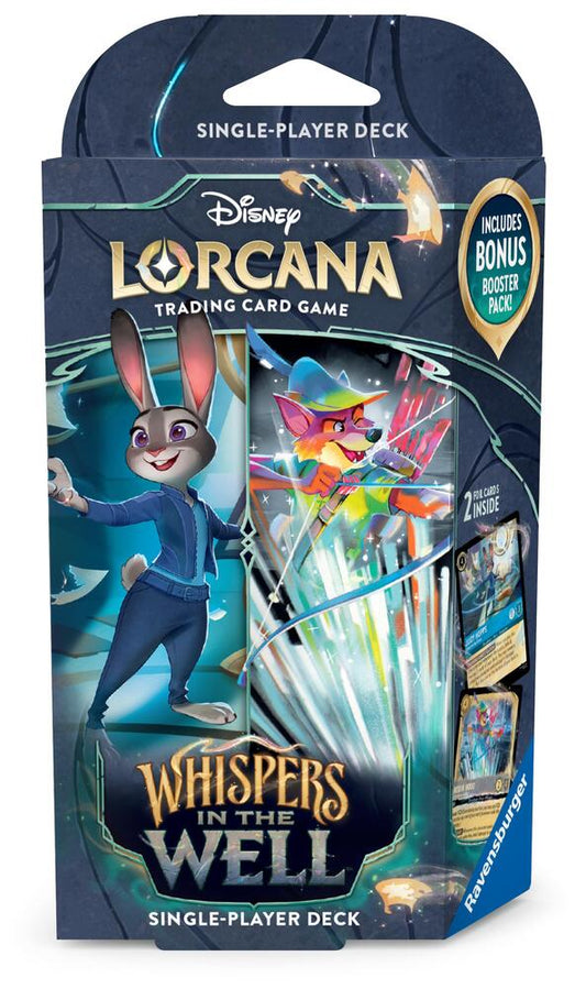 Disney - Lorcana - Whispers In The Well - Sapphire and Steel - Starter Deck