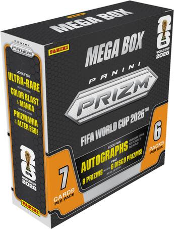 Panini - Prizm - Fifa World Cup Soccer - 2026 - Mega Box