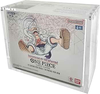 Bearish - One Piece Booster Box - Clear - Acrylic Case