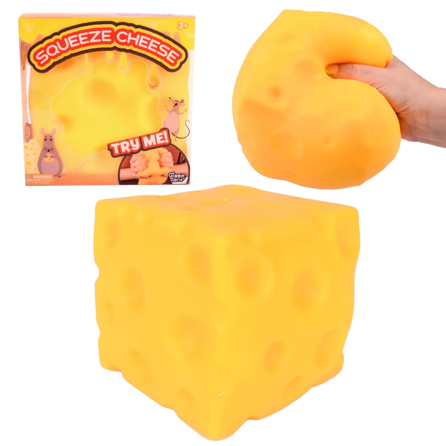 Giggle Zone - Squeeze Cheese - Squishy