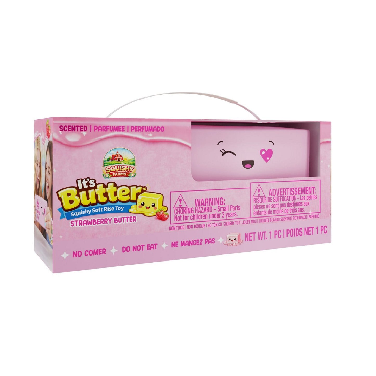 Squishy Farms - Scented Butter Squishy - Strawberry Butter