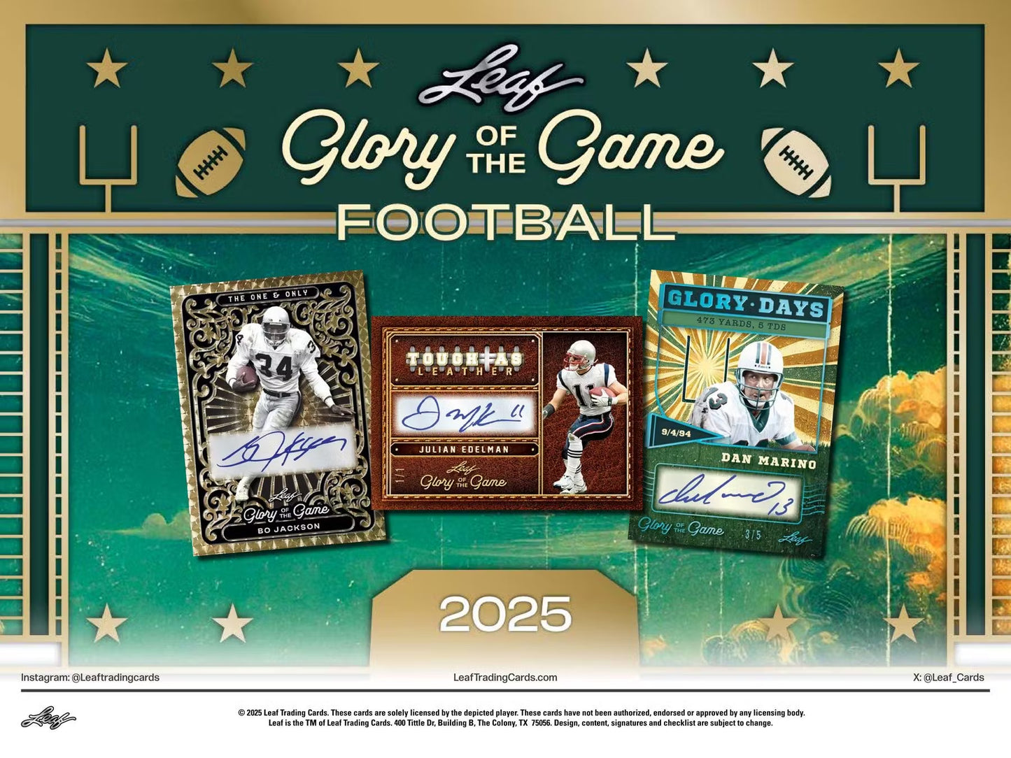 Leaf - Glory of the Game - Football - 2025 - Hobby Box