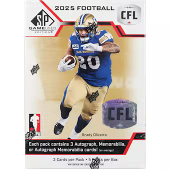 Upper Deck - SP Game Used - CFL Football - 2025 - Hobby Box