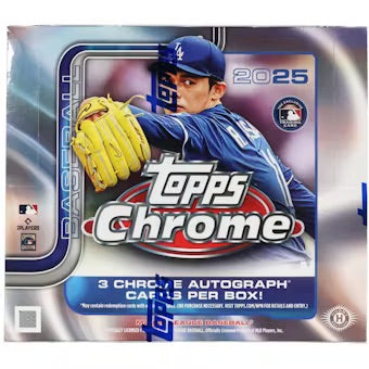Topps - Chrome - Baseball 2025 - Jumbo Hobby Box