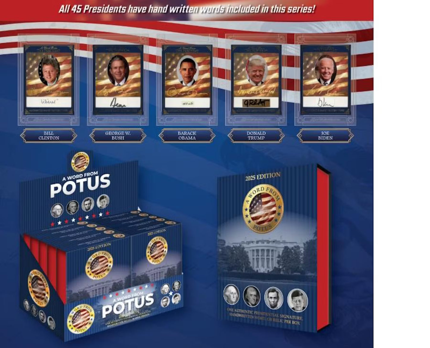 Potus - A Word From The President - Political - Hobby Box