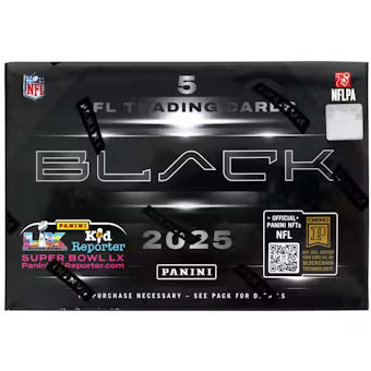 Panini - Black - NFL Football - 2025 - Hobby Box