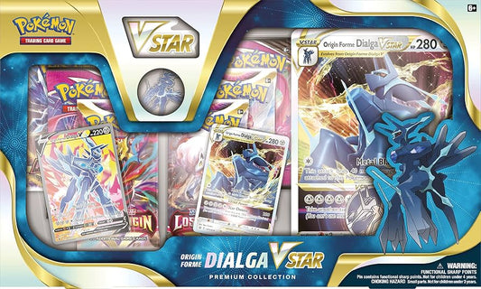 Pokemon - Sword and Shield - Origin Forme Dialga VSTAR - Premium Collection (6 Packs)