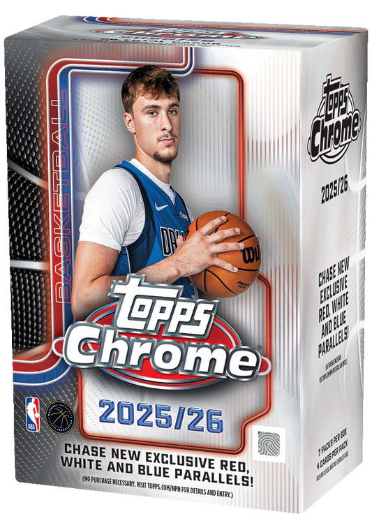 Topps - Chrome - NBA Basketball - 2025-26 - Blaster Box