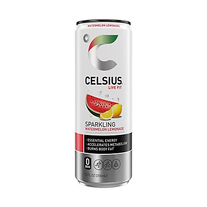 Celsius - Energy Drink - Sparkling Watermelon Lemonade - 12oz