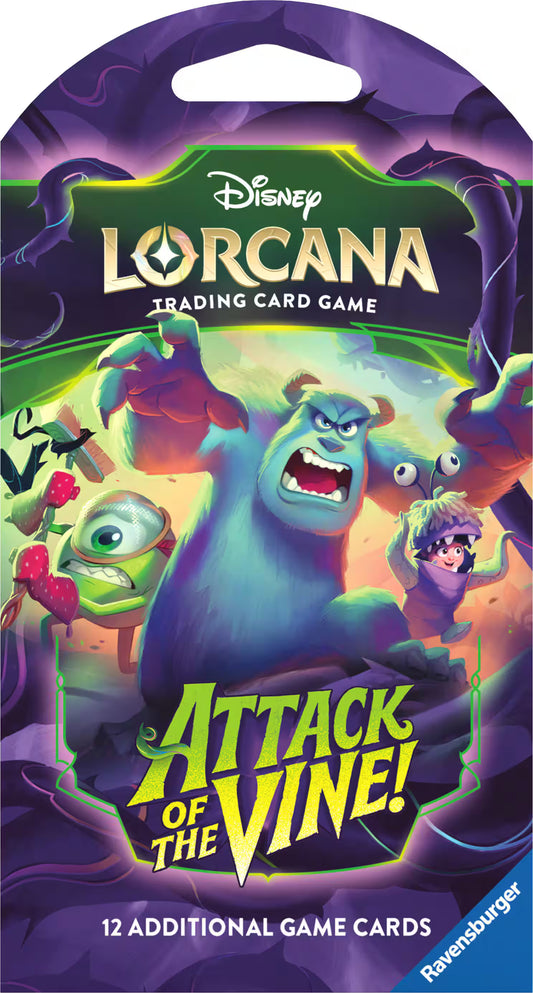 Disney - Lorcana - Attack of the Vine - Sleeved Booster Pack