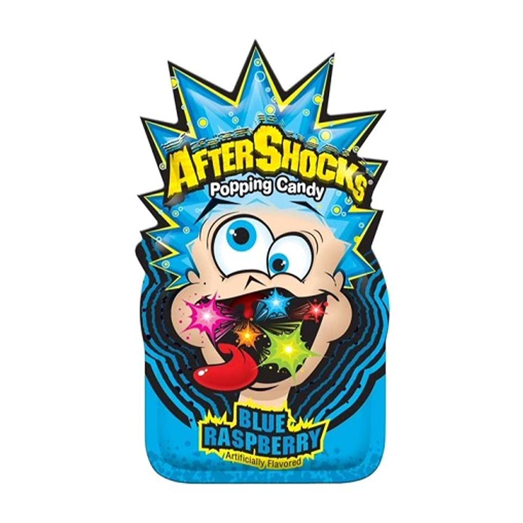 Aftershocks - Blue Raspberry Popping Candy (.33oz)