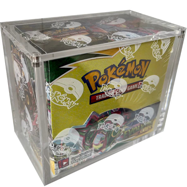 Bearish - Pokemon Booster Box SM-SV Era - Clear - Acrylic Case