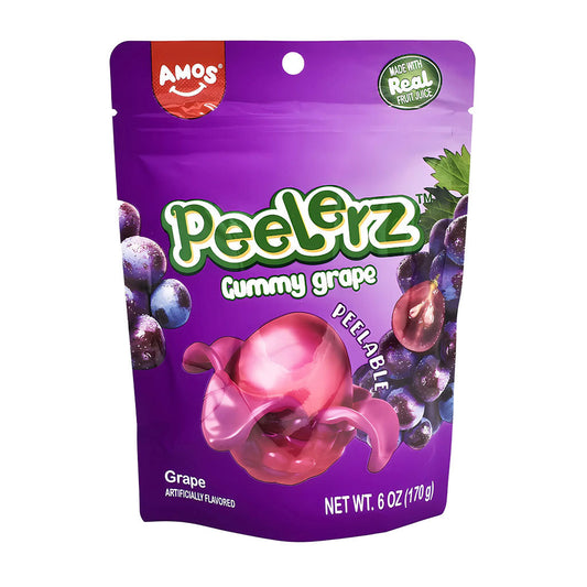 Amos - Peelerz Gummy Grape Peg Bag (6oz)