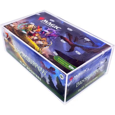 Bearish - Magic The Gathering Play Booster Box - Clear - Acrylic Case