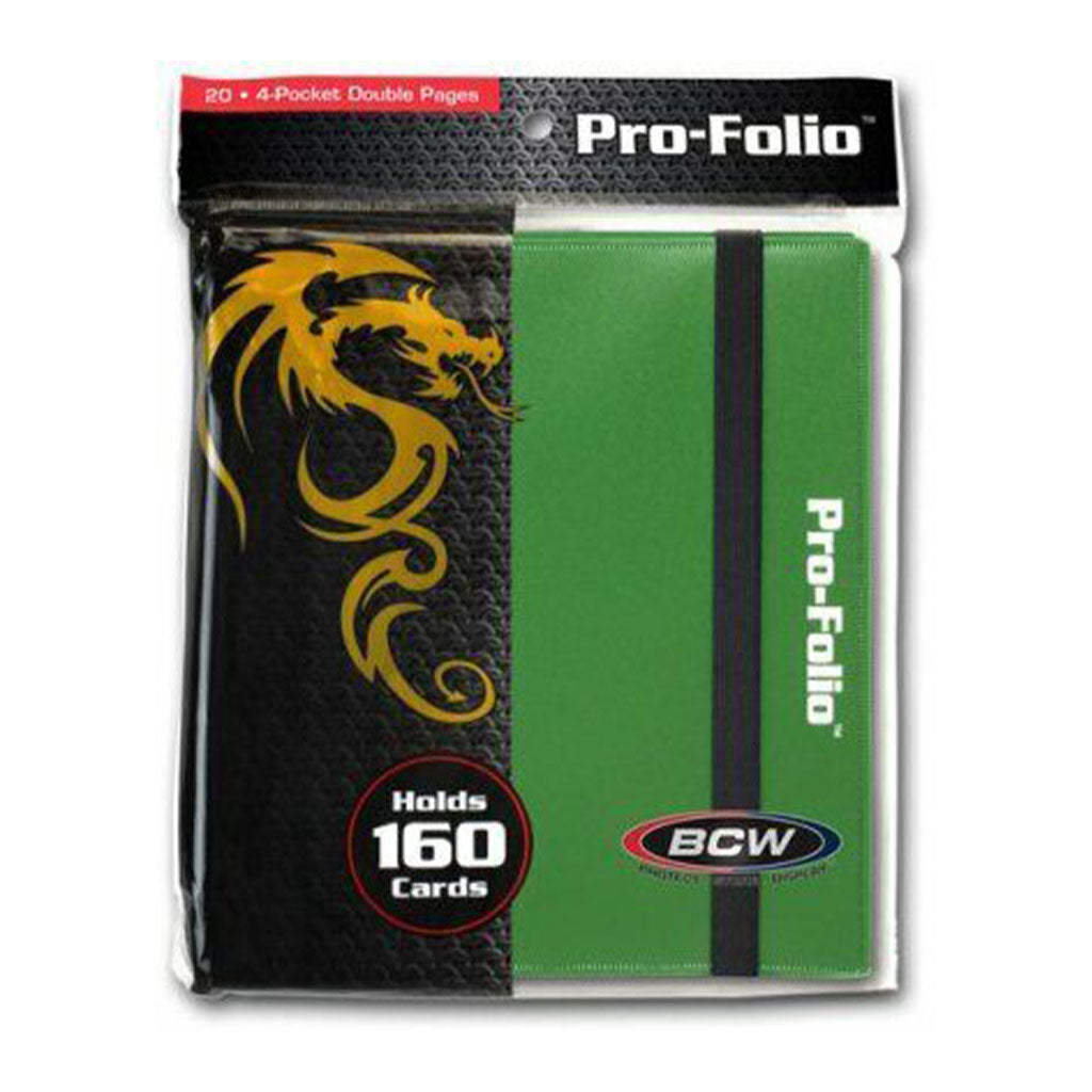 BCW - Profolio 4-Pocket Binder - Green