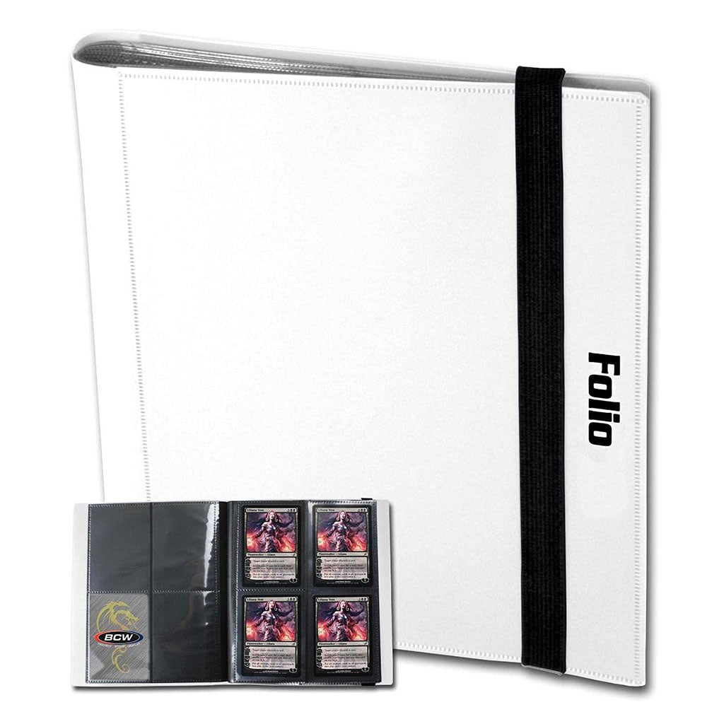 BCW - Profolio 4-Pocket Binder - White