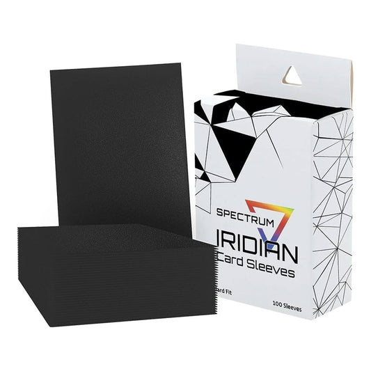 BCW - Spectrum - Iridian Card Sleeves - Matte Black (100ct)