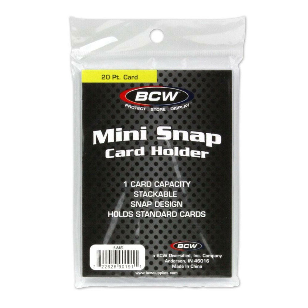 BCW - Super Thick Card Mini Snap 20pt