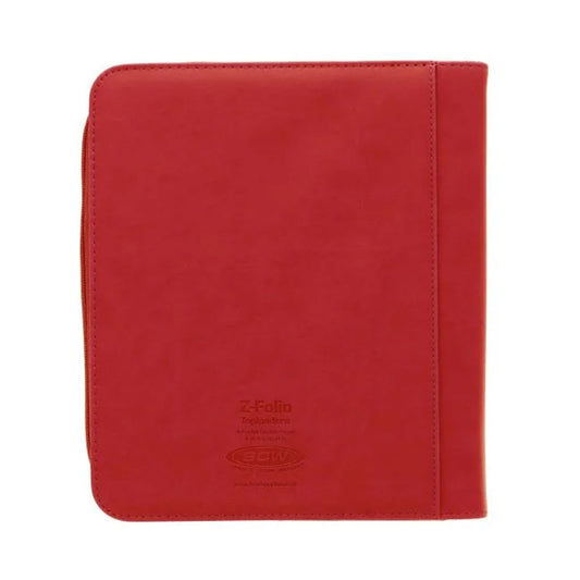 BCW -  Z-Folio 4 Pocket Toploader Binder (Red)