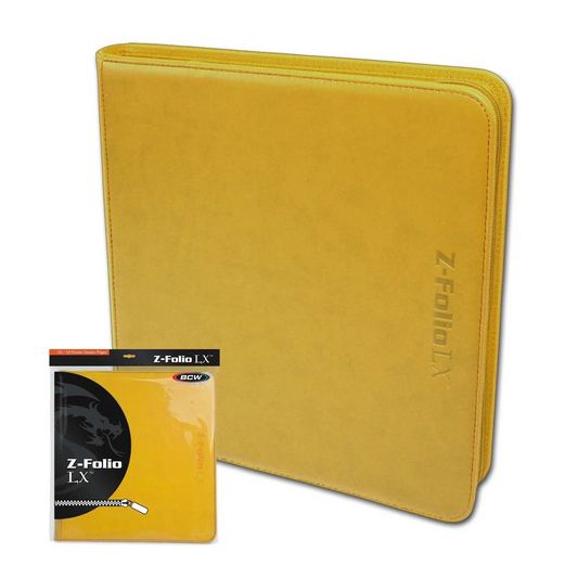 BCW - 12 PKT Profolio LX Yellow