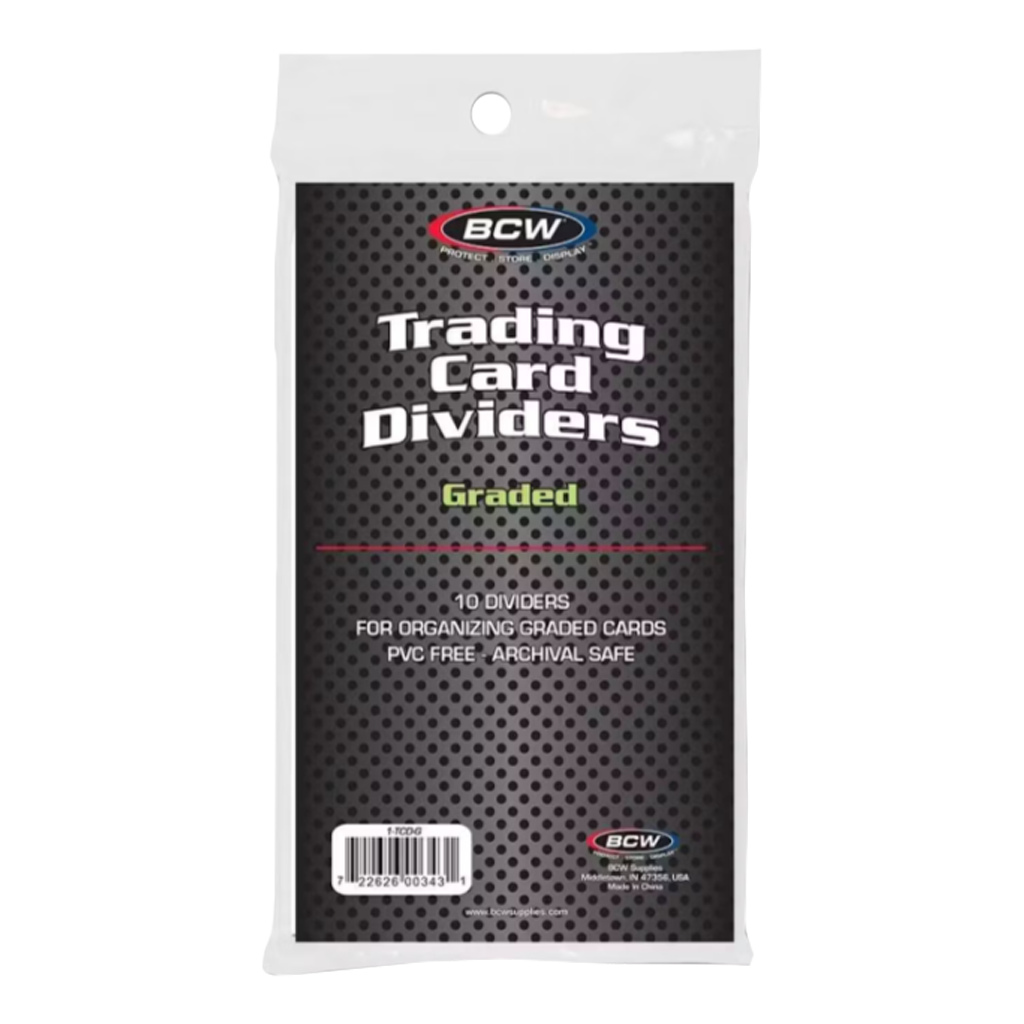 BCW - Trading Card Dividers - 10 Pack - Graded