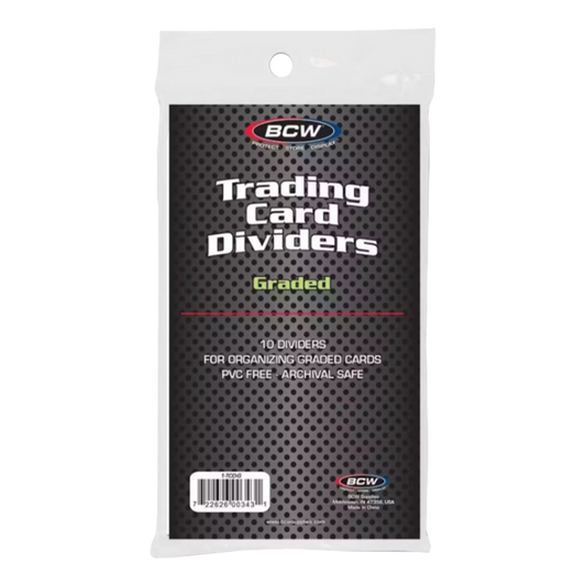 BCW - Trading Card Dividers - 10 Pack - Graded