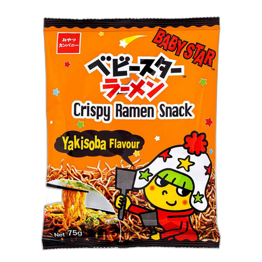 BabyStar  -  Yakisoba Flavor - Crispy Ramen Snack - Product of Taiwan