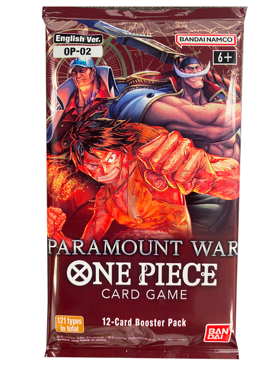 one piece paramount war booster box english OP02 Pack The new color Black One Piece CARDPOPUSA