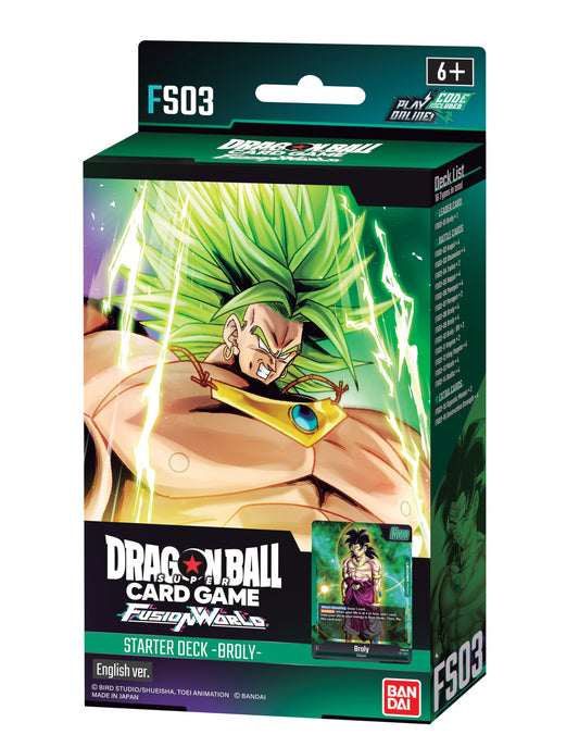 Bandai - Dragon Ball Fusion World - Starter Deck - Broly - FS03