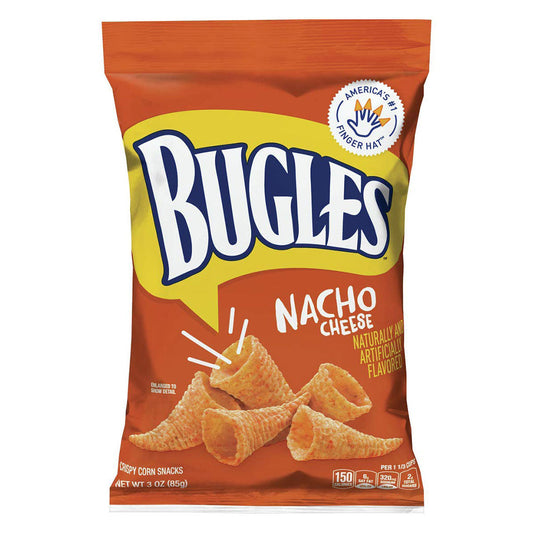 Bugles Crispy Corn Snack - Nacho Cheese (3oz)