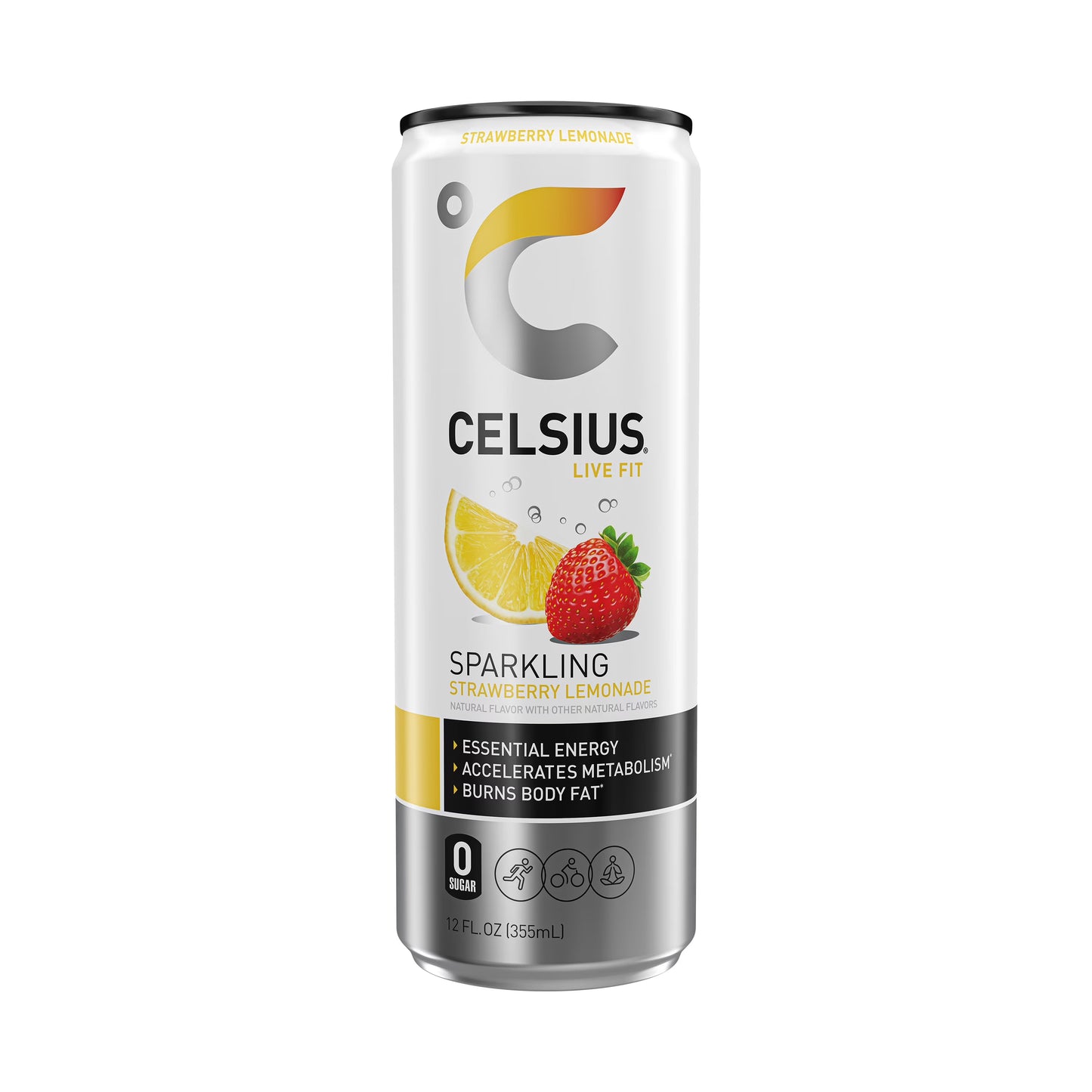 Celsius - Energy Drink - Strawberry Lemonade - 12oz