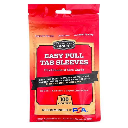 Cardboard Gold - Easy Pull Tab Sleeves (Ct. 100)