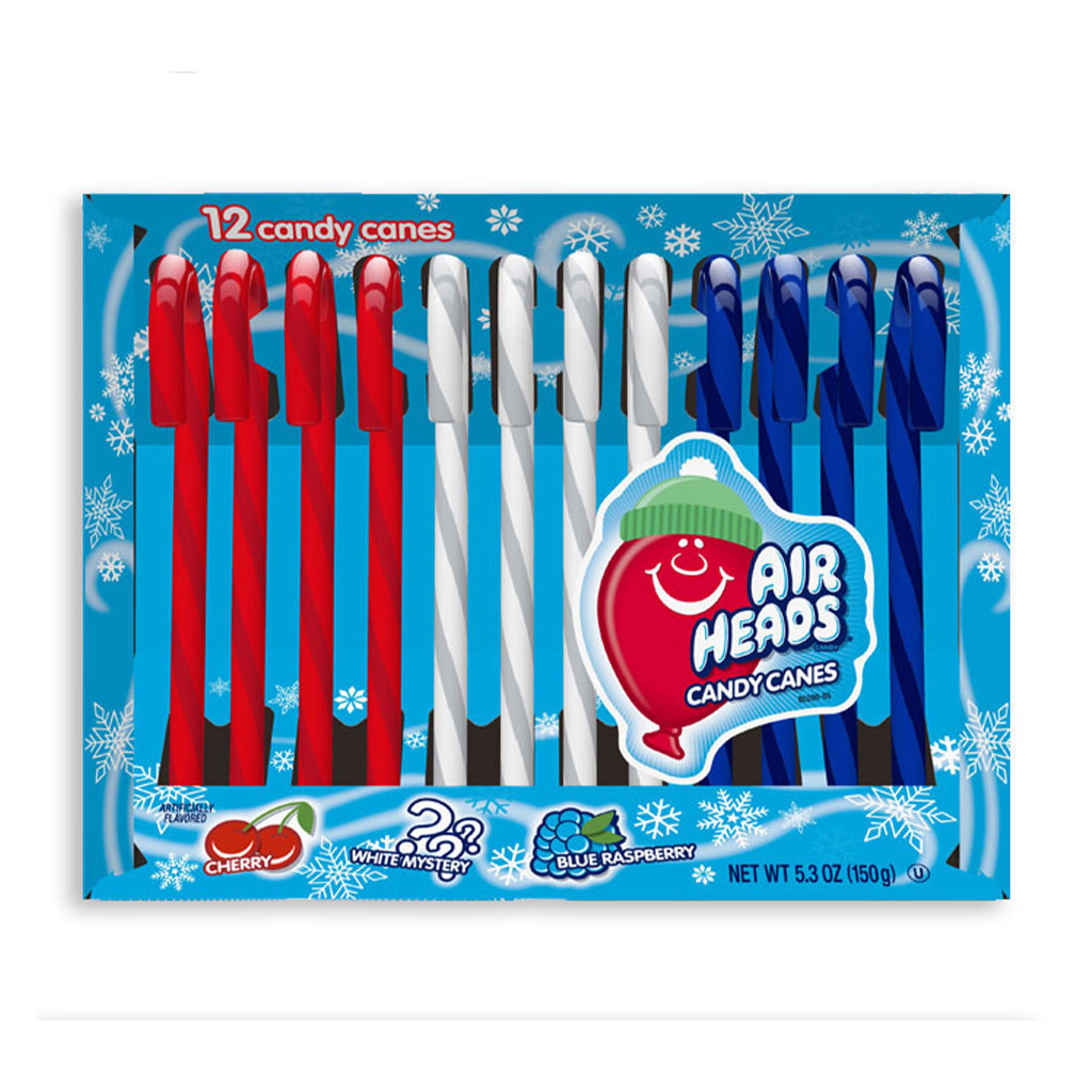 Airheads - Cradle Pack Candy Canes (12ct)