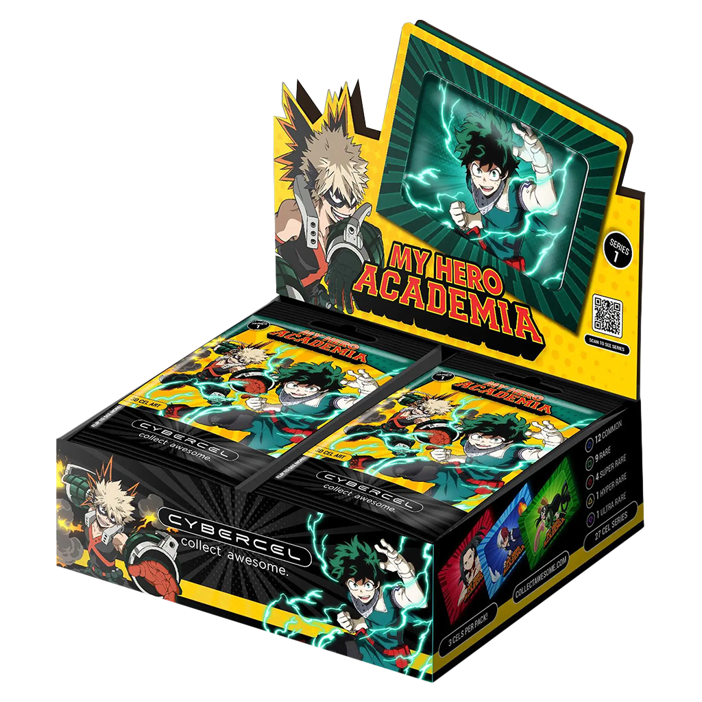 my hero academia booster box Cybercel My Hero Academia Trading Cards Series 1 Box
