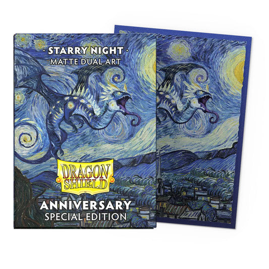 Dragon Shield - 100c Standard Size Card Sleeves - Dual Matte Starry Night
