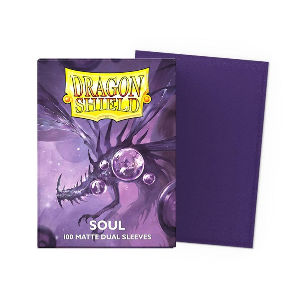 Dragon Shield - 100ct Standard Card Sleeves - Dual Soul Purple Matte