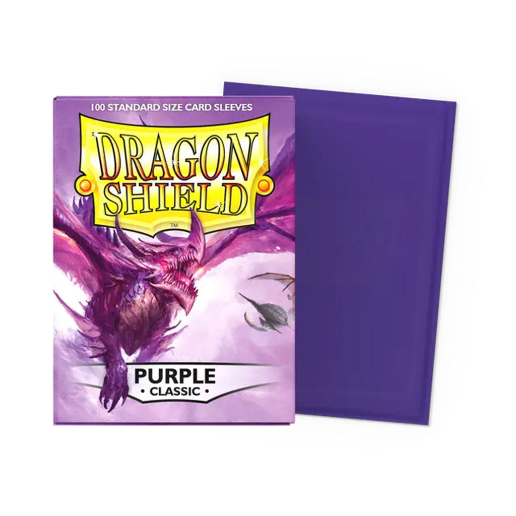 Dragon Shield - 100ct  Standard Size Card Sleeves - Classic Purple