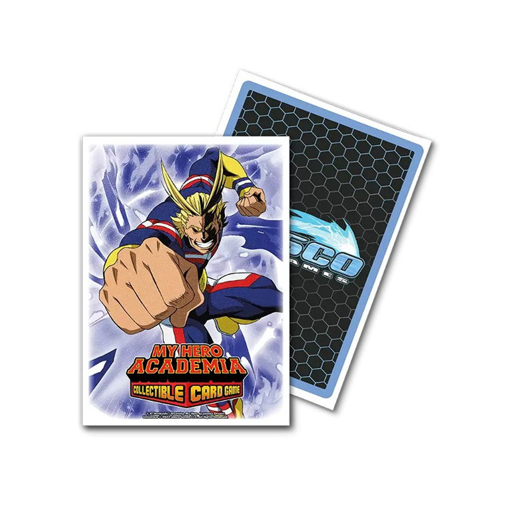 Dragon Shield - 100ct Standard Size Card Sleeves - My Hero Academia - All Might Textured Back Art Sleeves