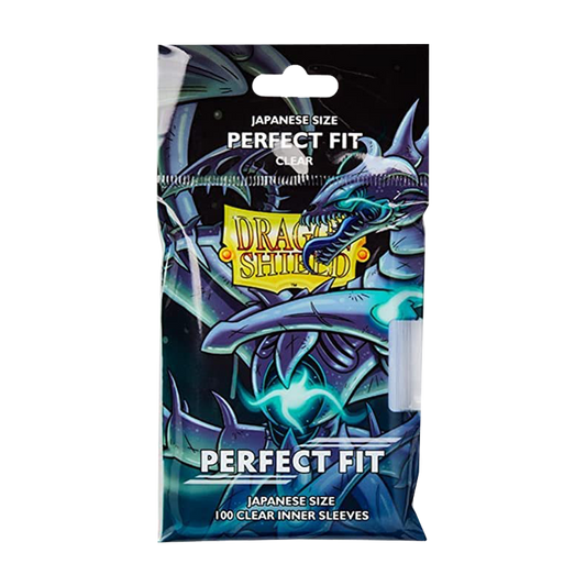 Dragon Shield - 100ct Perfect Fit Inner Card Sleeves - Japanese Size  - Clear