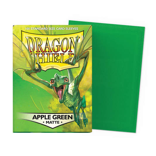 Dragon Shield - 100ct Standard Card Sleeves - Apple Green Matte