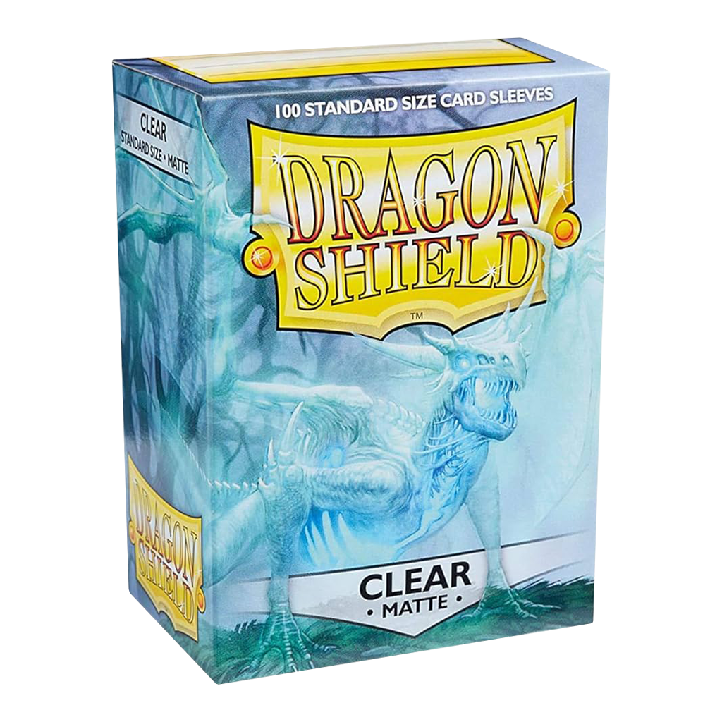 Dragon Shield - 100ct Standard Card Sleeves - Clear Matte